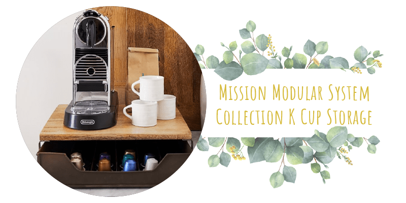 Mission Modular System Collection K Cup Storage 