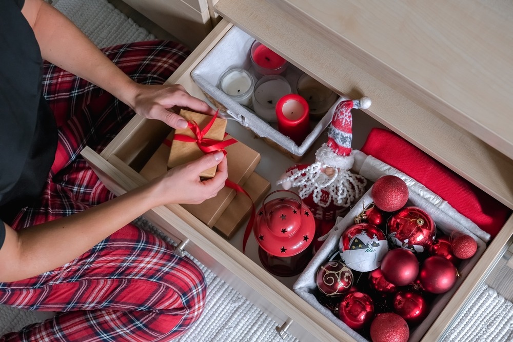 holiday décor storage ideas