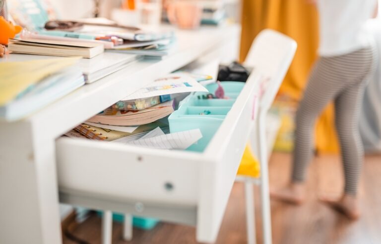 clutter hotspots - cluttered desk drawer
