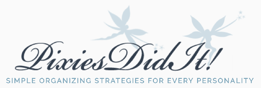 pixies did it logo: simple organizing strategies for every personality